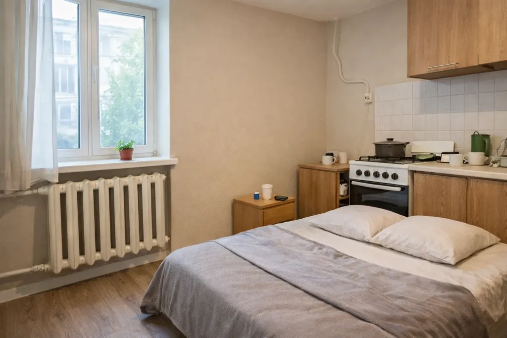 Appartement d'un bénéficiaire du chèque énergie