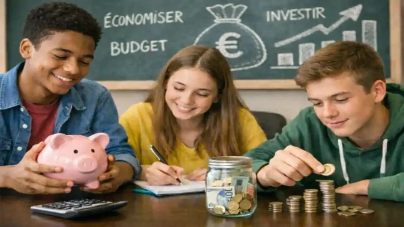 Trois jeunes s'initient à l'éducation financière