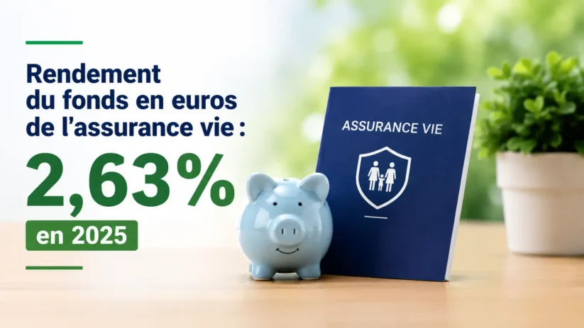 Le rendement du fonds euros de l'assurance vie à 2,63% en 2025