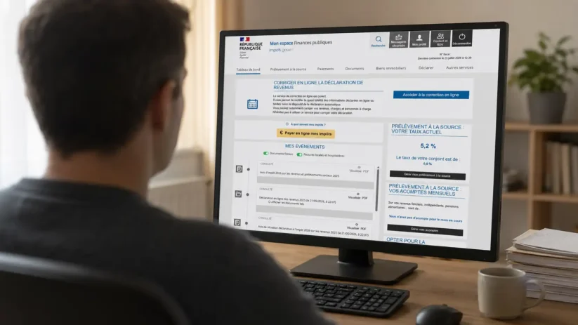 Corriger en ligne sa déclaration 2026 est maintenant possible