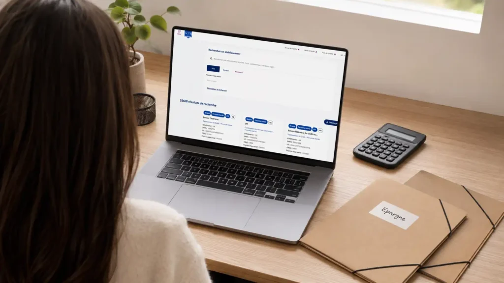 Regafi.fr recense les établissements financiers autorisés en France