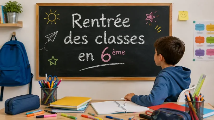 Le panier moyen de fournitures d'un élève entrant en 6ème s'établit à 180,80 euros pour la rentrée 2026, selon Familles de France.