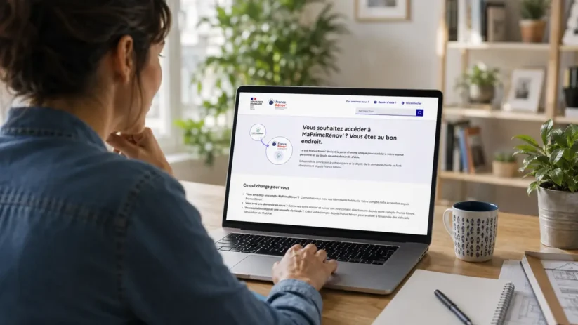 Toute demande de MaPrimeRénov' se dépose désormais depuis le site France Rénov', après création d'un compte personnel