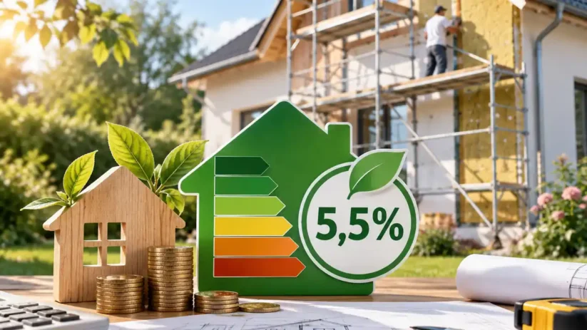 Toute prestation incluant la fourniture ou l'installation d'une chaudière à combustibles fossiles est taxée à 20%.