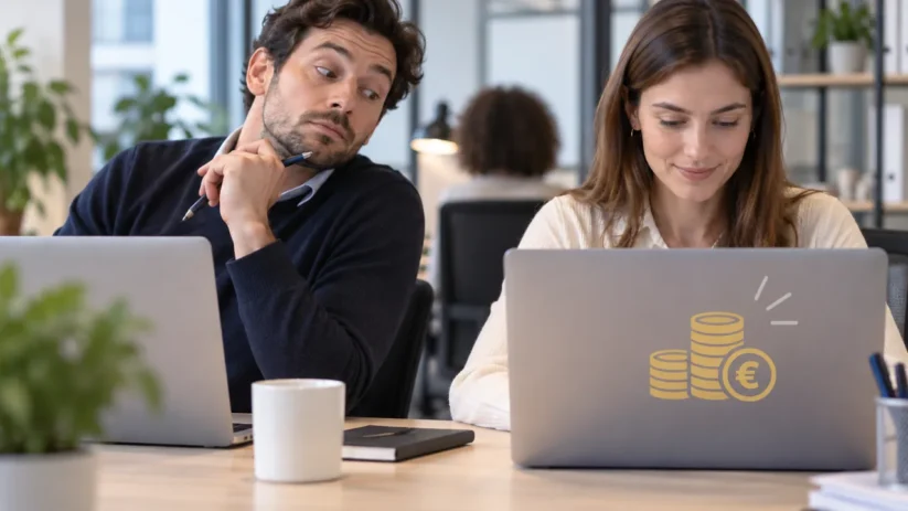Selon une étude, 94% des actifs iraient consulter le salaire de leurs collègues si celui-ci devenait visible dans leur entreprise