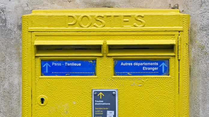a combien affranchir une lettre pour la france