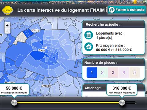 immobilier, prix, paris, pieces, fnaim