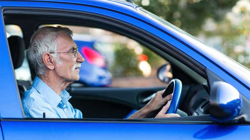 Un contribuable au volant