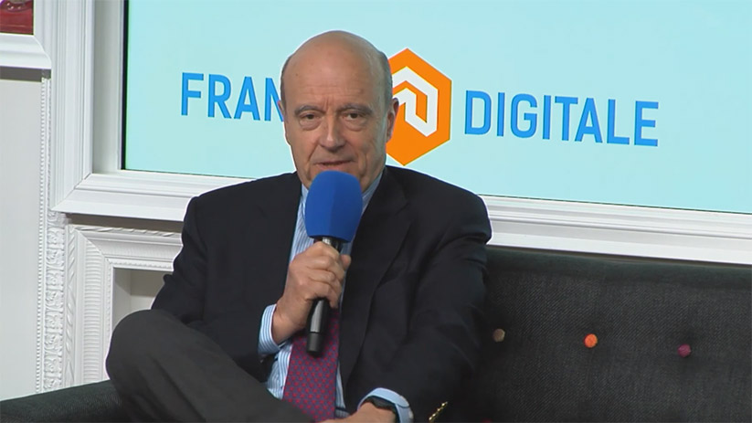 Alain Juppé chez France Digitale