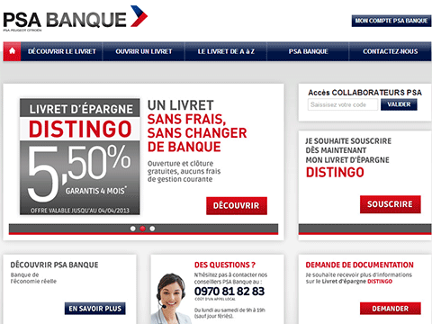 Le Livret Distingo De Psa Banque A L Attaque Du Marche De L Epargne