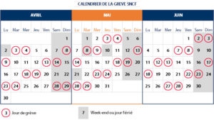 Calendrier des jours de grève SNCF 2018 et conditions de remboursement